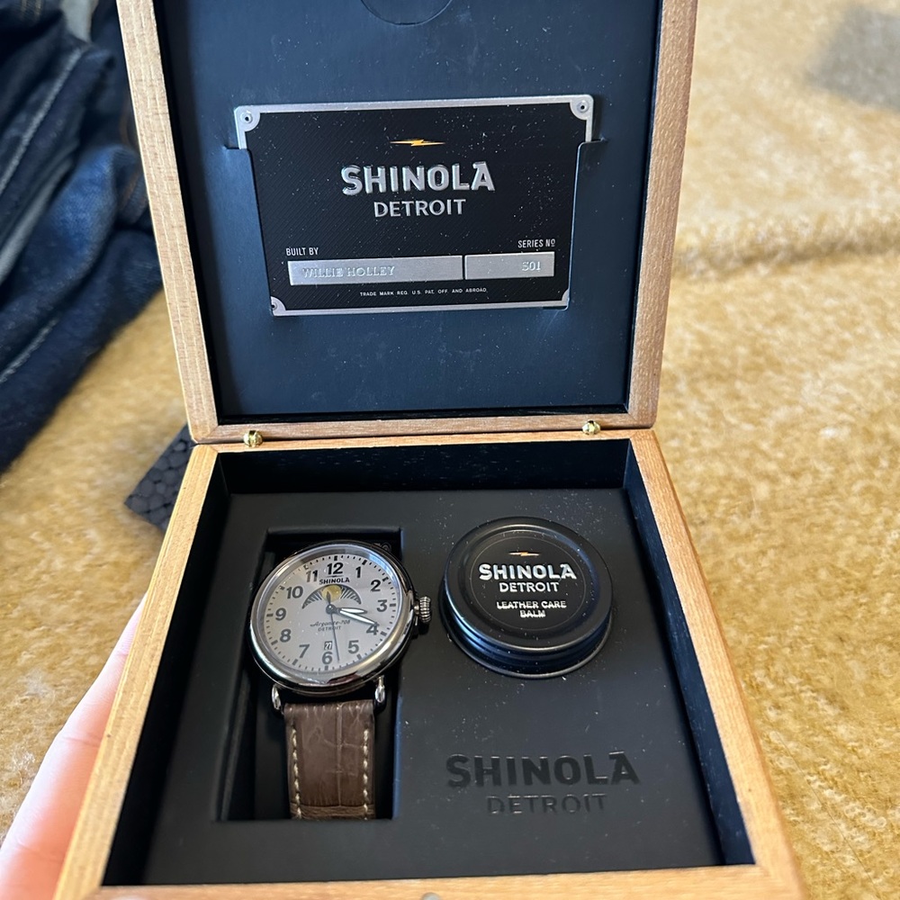 Shinola Derby with Day Night Function Quarts Movement